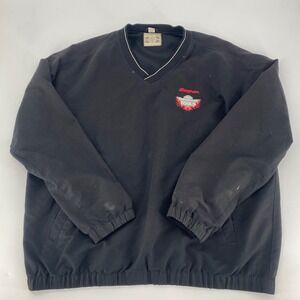 Snap on Tools Black V Neck‎ Pullover Sweatshirt Men's Size L